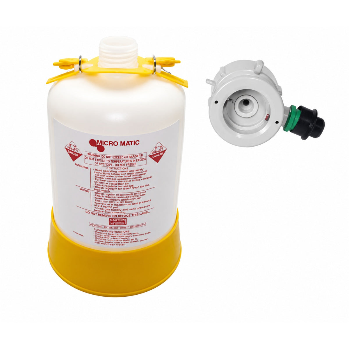 5L Beer Line Cleaning Bottle with Sankey Type S Cap &amp; Tube